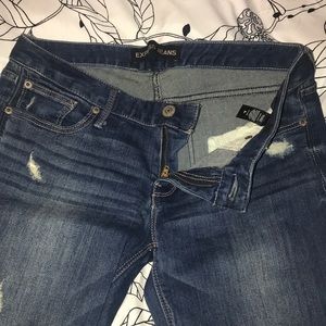 Express dark was boot cut